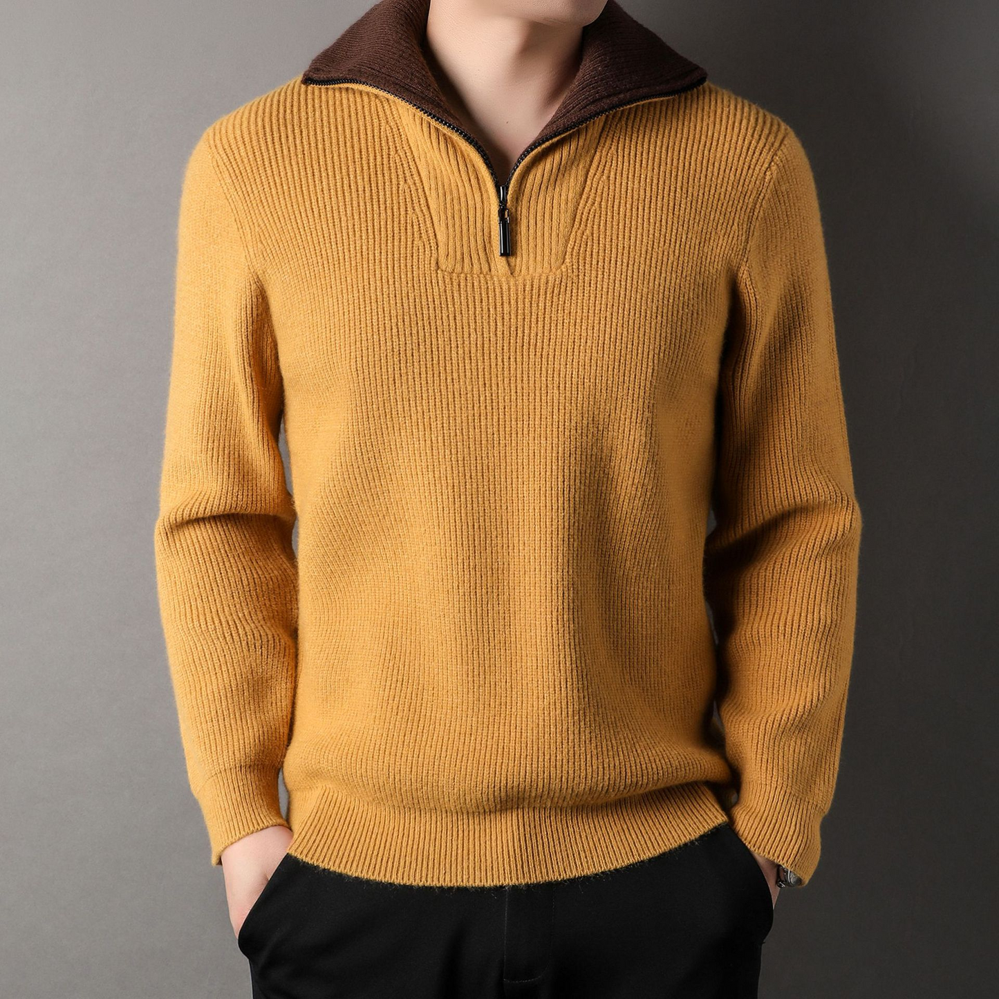 Linebreak Wool Sweater