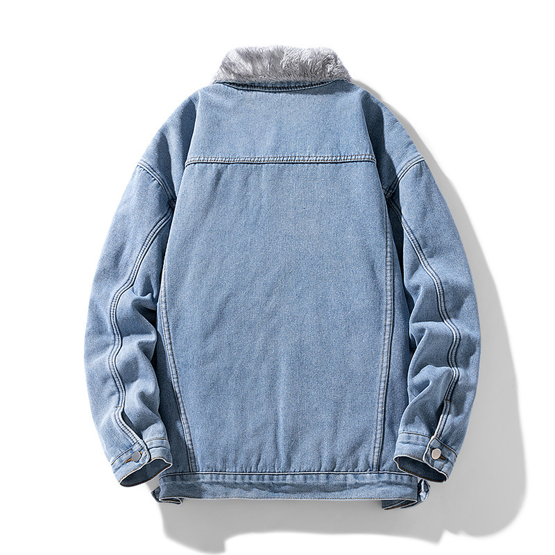 Fleece Denim Jacket