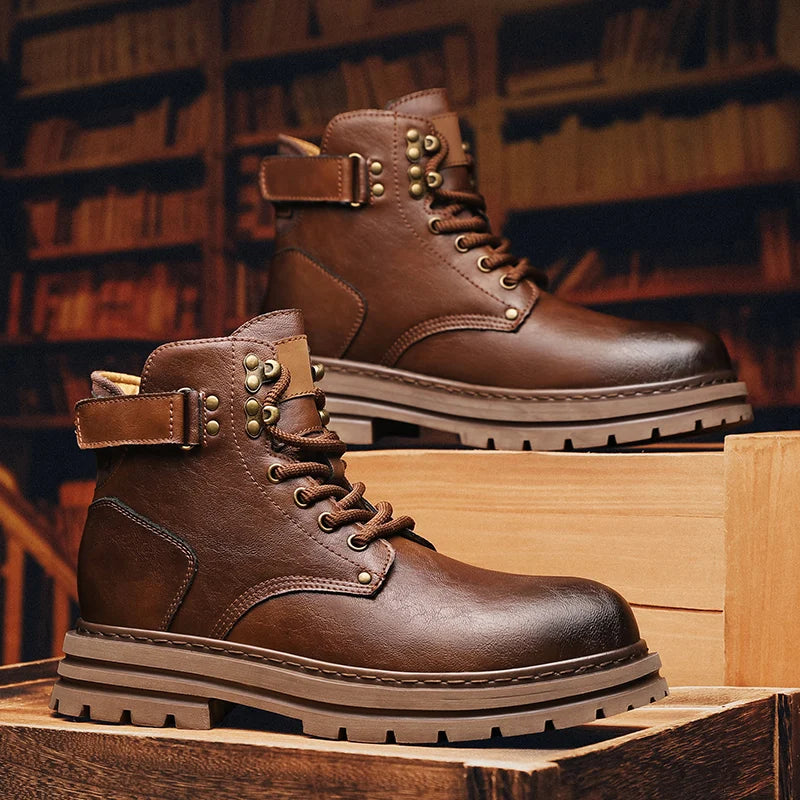 Tellorine Burnished Leather Boots