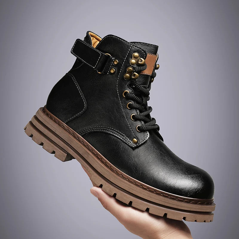 Tellorine Burnished Leather Boots