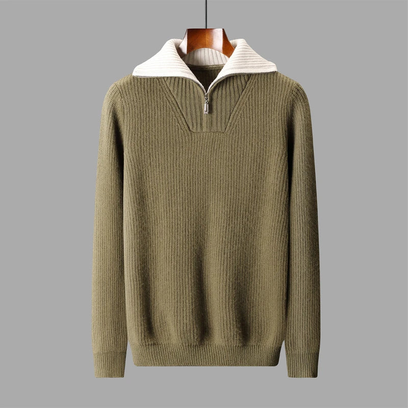 Linebreak Wool Sweater