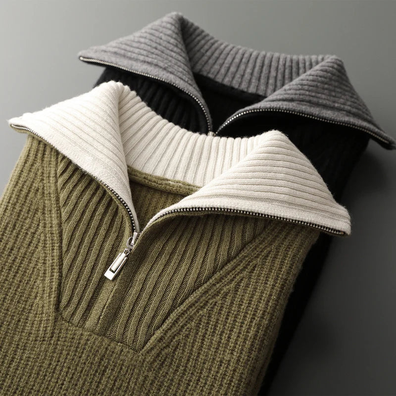 Linebreak Wool Sweater