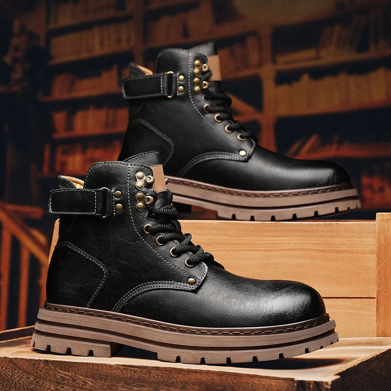 Tellorine Burnished Leather Boots