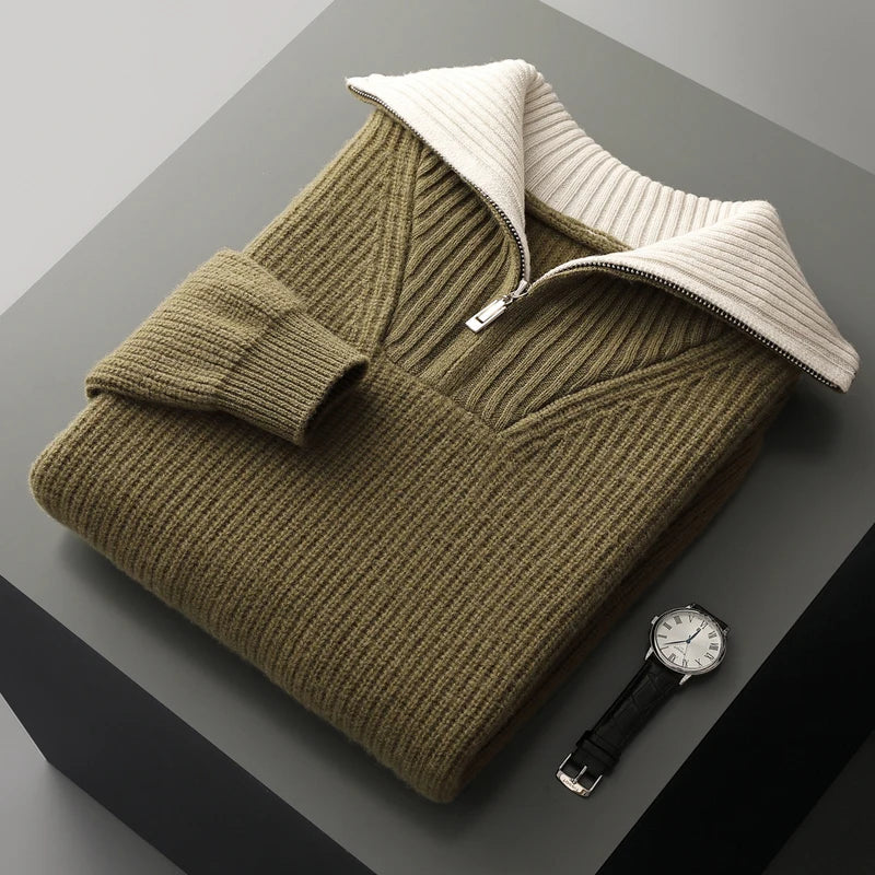 Linebreak Wool Sweater
