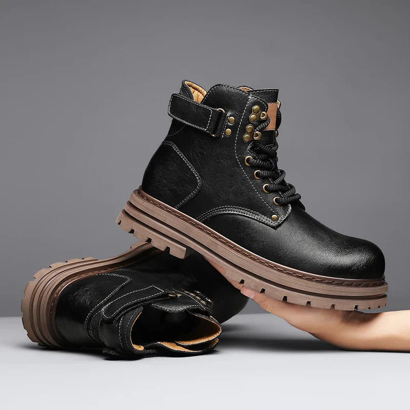 Tellorine Burnished Leather Boots
