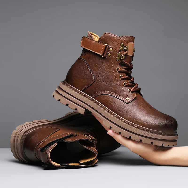 Tellorine Burnished Leather Boots