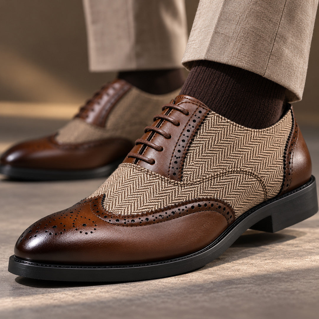 Westbourne Herringbone Wingtip Brogues (1:1, image 12)