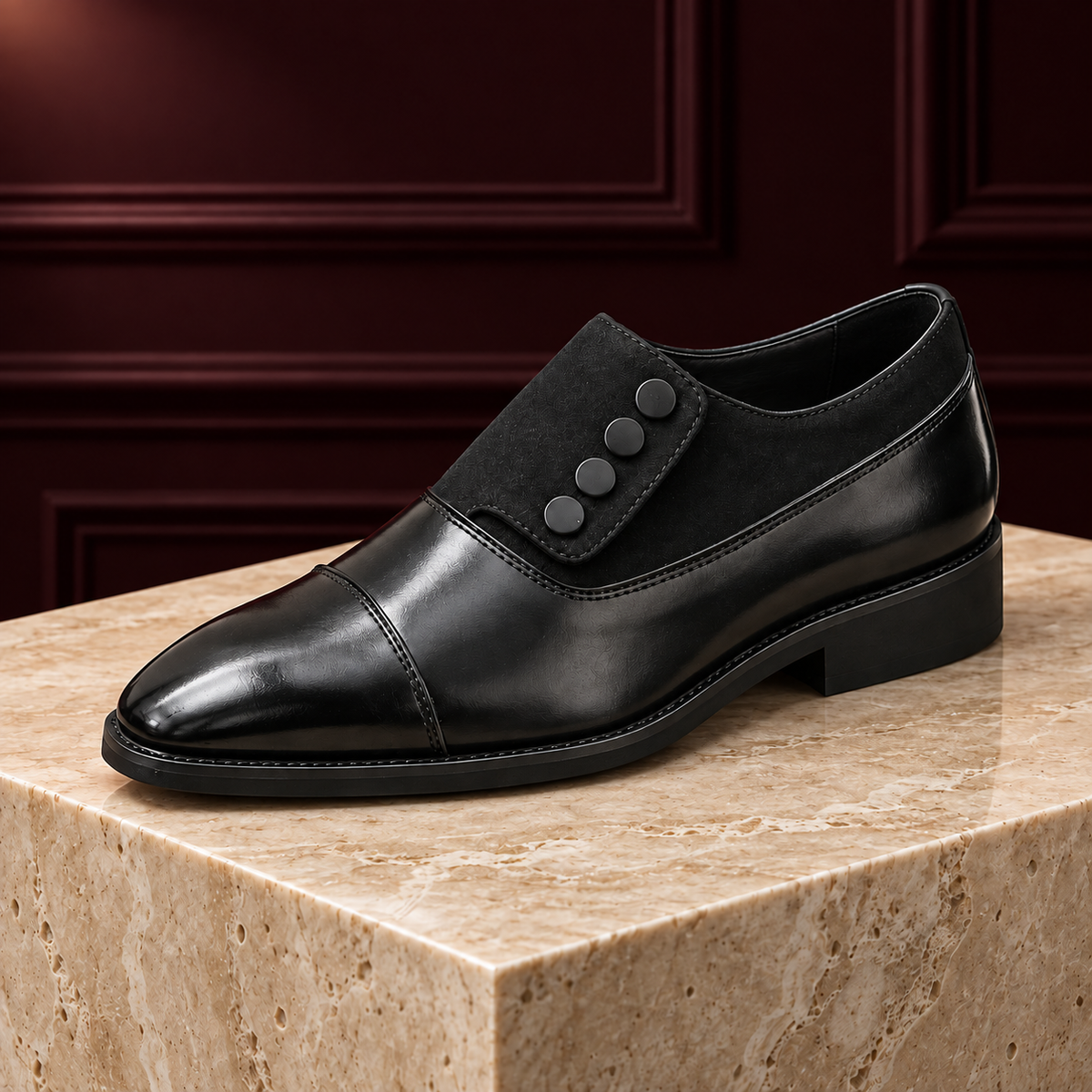 Montclair Leather Toe Loafers