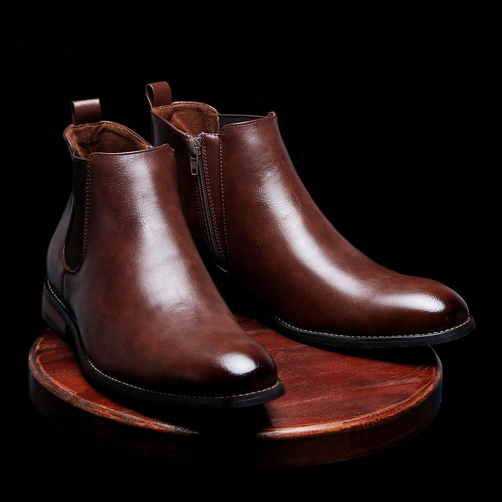 Beaumont Leather Chelsea Boots