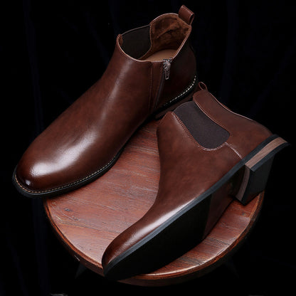 Beaumont Leather Chelsea Boots