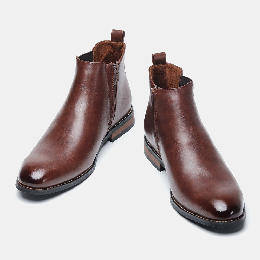 Beaumont Leather Chelsea Boots