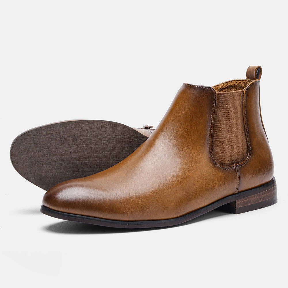 Beaumont Leather Chelsea Boots