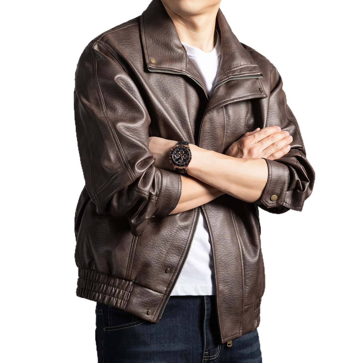 Raux Genuine Leather Jacket