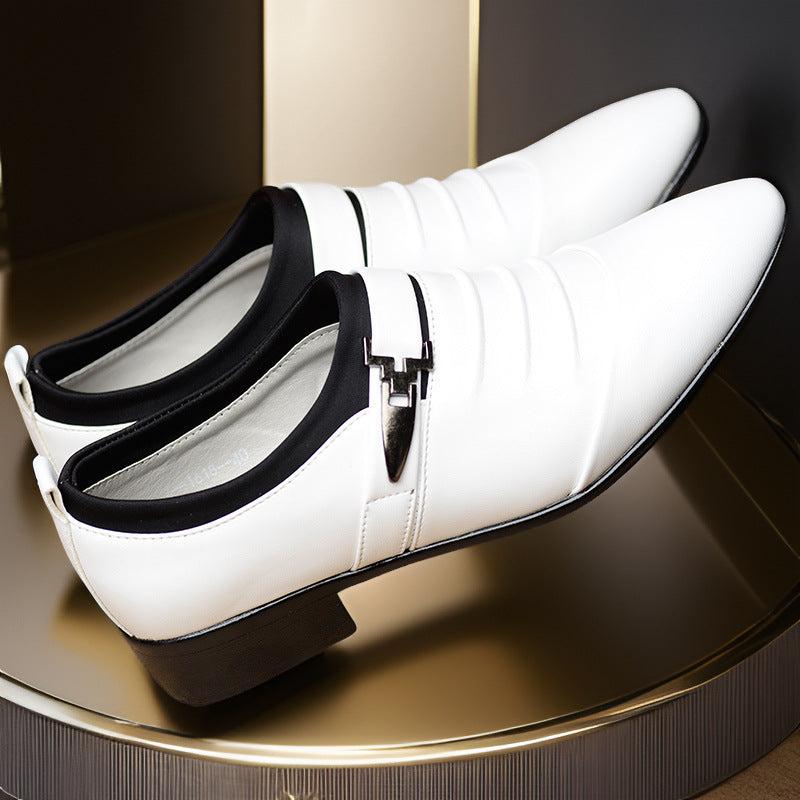 Bellerose Sculpted Vamp Pointed Toe Loafers 4