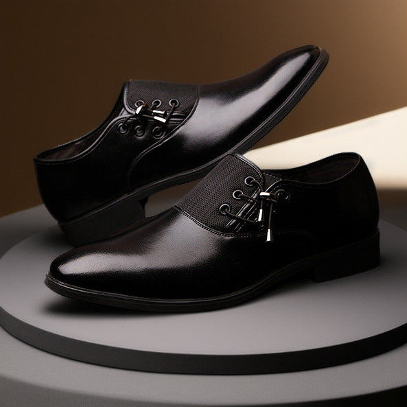 Rothbury Textured Vamp Side-Lace Dress Shoes 2
