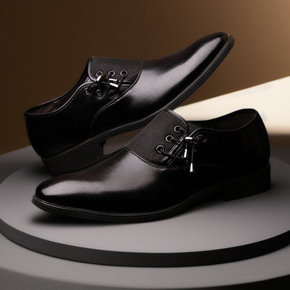 Rothbury Textured Vamp Side-Lace Dress Shoes 2
