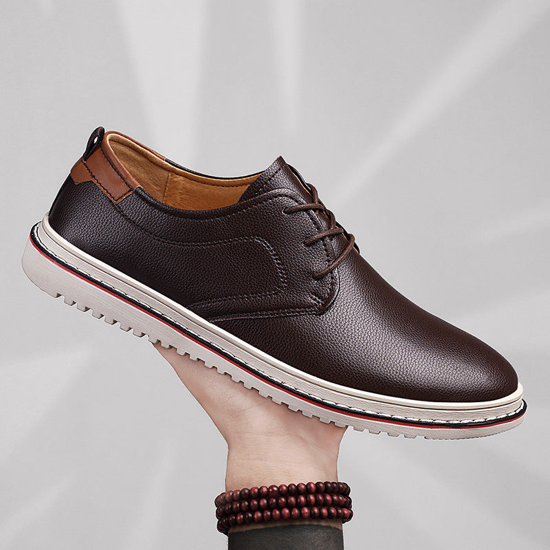 Pemberton Plain Toe Derbies in brown