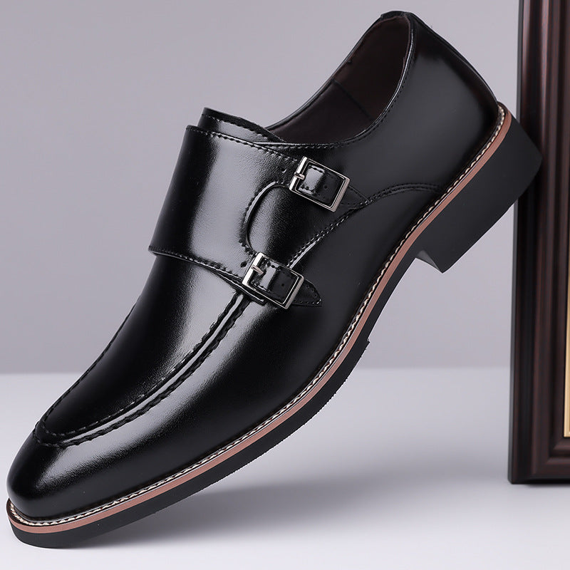 Dunley Apron Stitch Double Monk Shoes