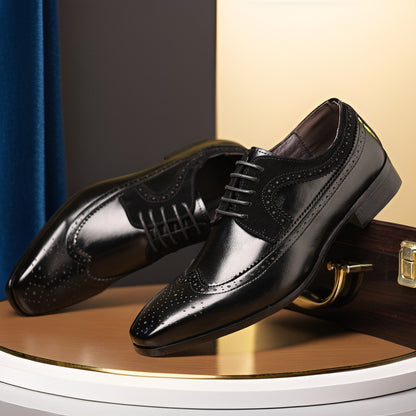 Hartwell Contrast Panel Wingtip Brogues 2