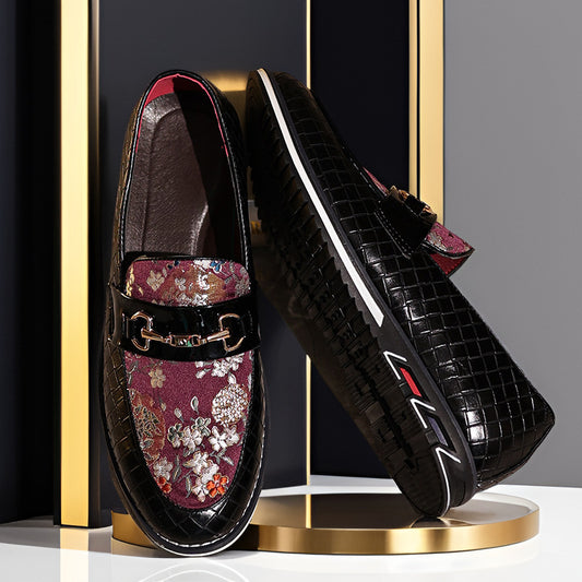 Bellamere Floral Panel Horsebit Loafers 3