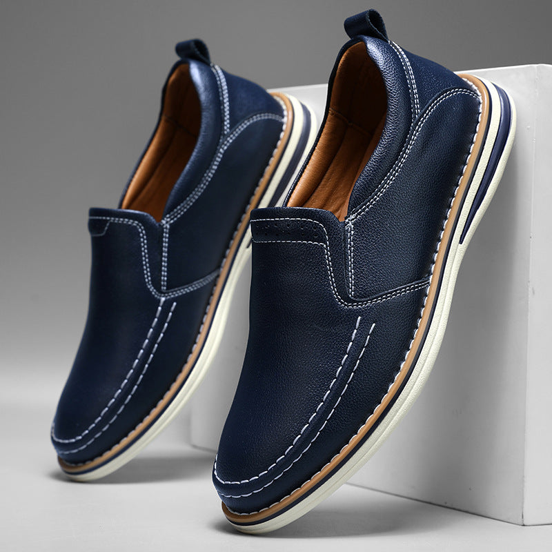 Wexley Plain Toe Derbies in blue