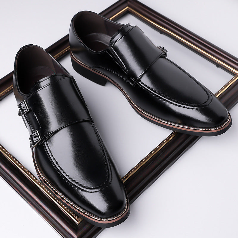 Dunley Apron Stitch Double Monk Shoes 4