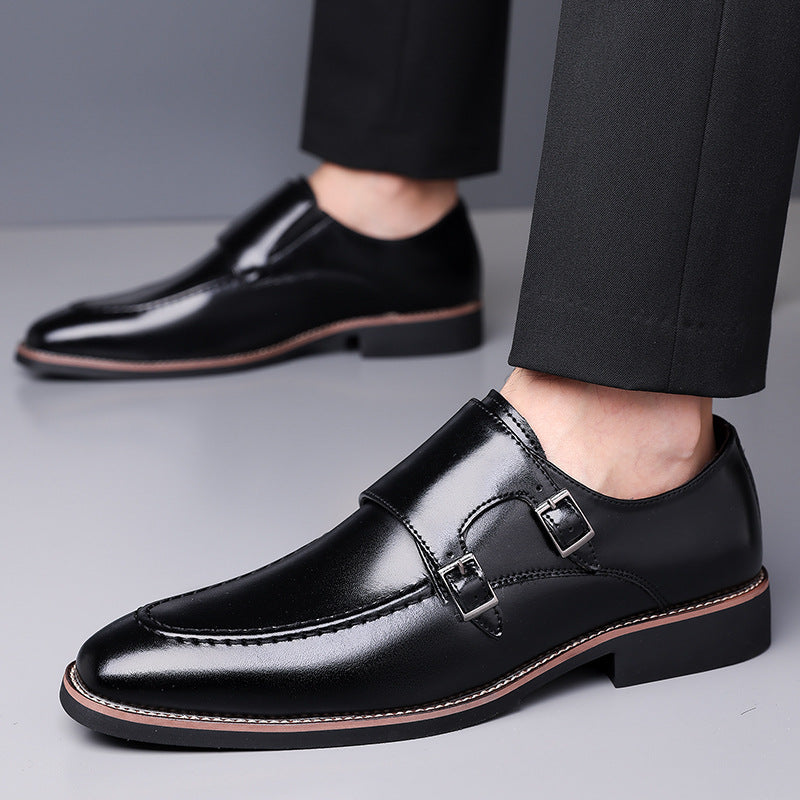 Dunley Apron Stitch Double Monk Shoes 3