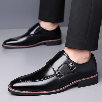 Dunley Apron Stitch Double Monk Shoes 3