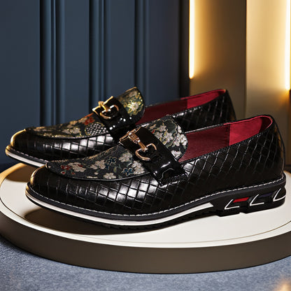 Bellamere Floral Panel Horsebit Loafers 6