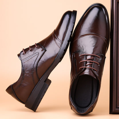 Thackeray Cap Toe Oxfords in black and brown