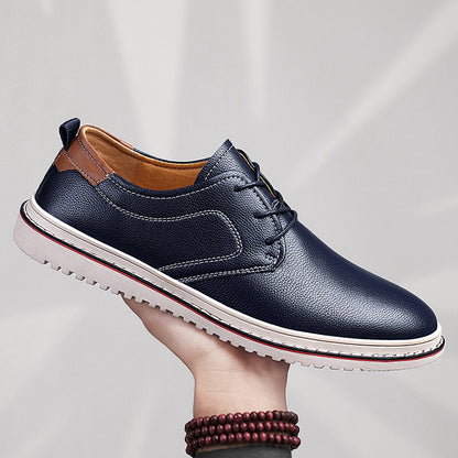 Pemberton Plain Toe Derbies in blue