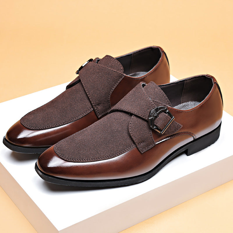 Ellsworth Monk Strap Shoes in coffee