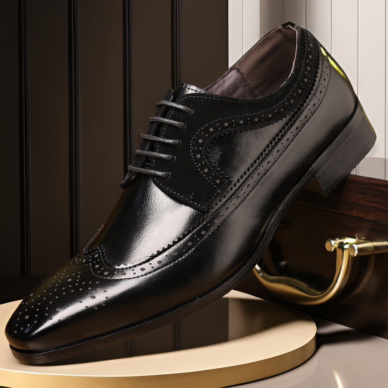 Hartwell Contrast Panel Wingtip Brogues 4