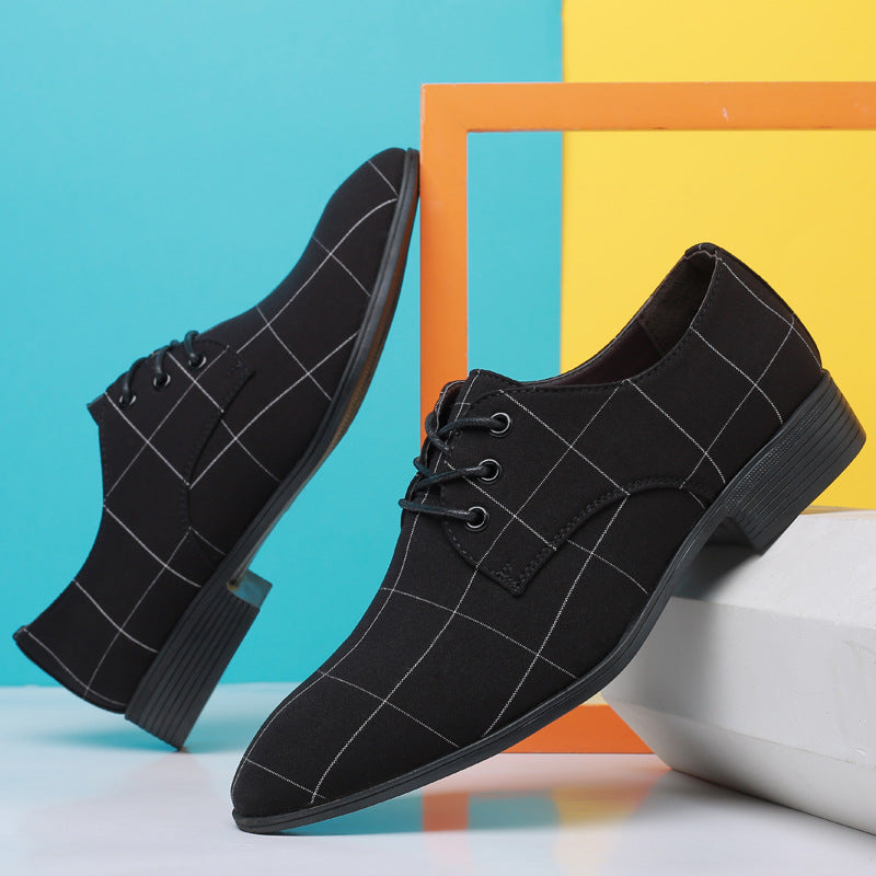 Marden Canvas Derbies in black