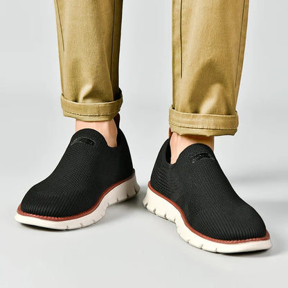 Hollis Knit Loafers knit cotton upper detail