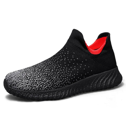 Mesh running sneaker in Black