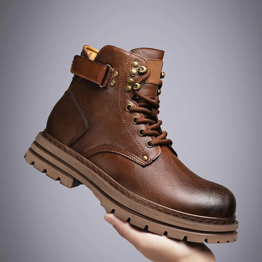 Tellorine Burnished Leather Boots