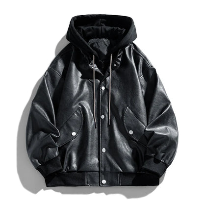 Vanguard Hood Leather Jacket