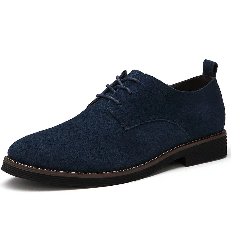 Thorne Napped Derbies in blue