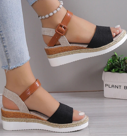 Sunset Wedge Sandals