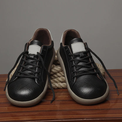 Loxley Leather Sneakers angled view