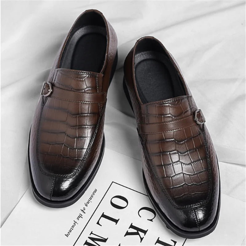 Ellersmere Split Toe Textured Monk Shoes 4