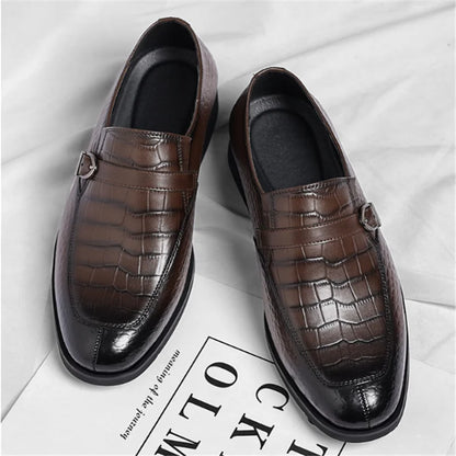 Ellersmere Split Toe Textured Monk Shoes 4