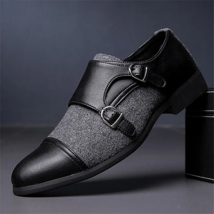 Wetherby Two-Tone Double Buckle Dress Shoes 3