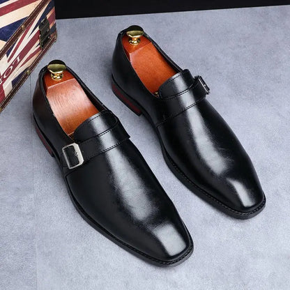 Aldworth Double Buckle Dress Shoes in black