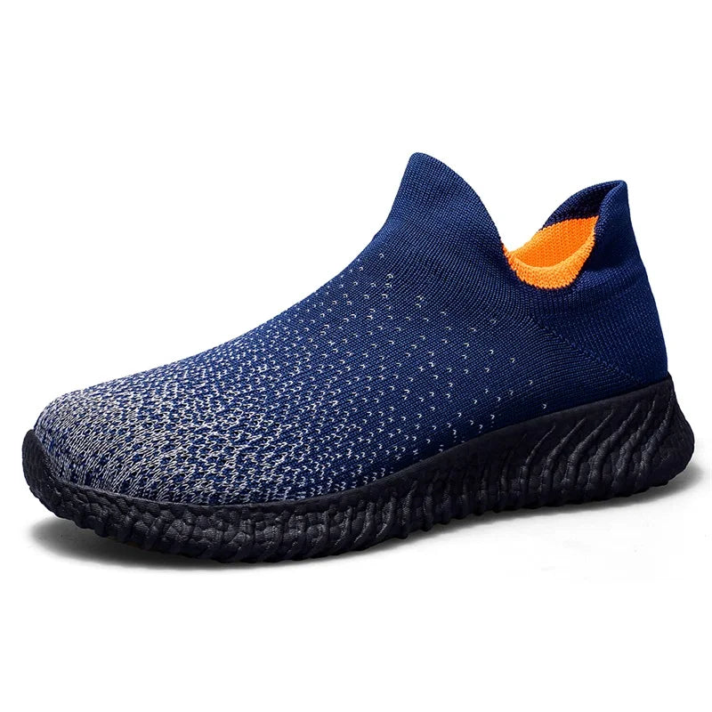 Mesh running sneaker in Dark Blue