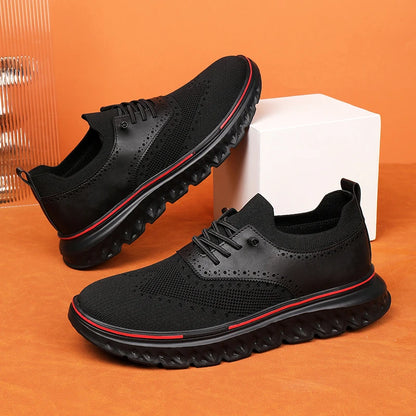 Ashford Knit Dress Sneakers in black