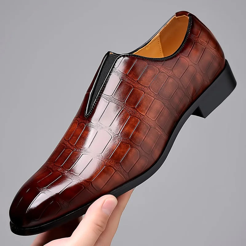 Orsini Central Gore Croc-Effect Loafers 4