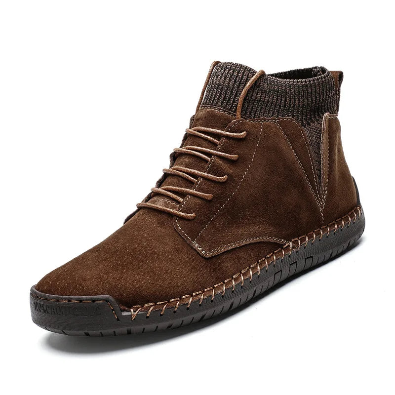 Kellan Suede Ankle Boots in brown