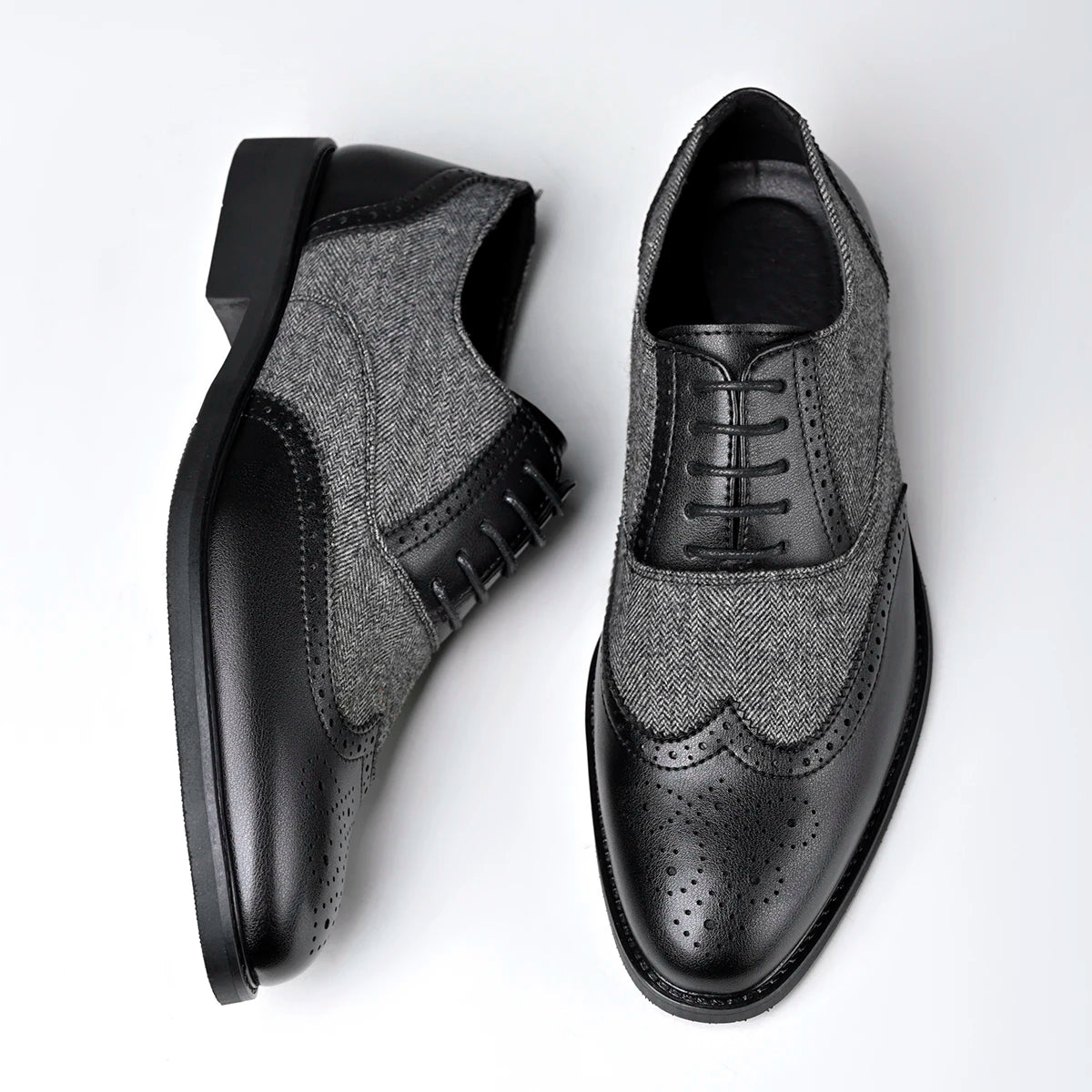 Westbourne Herringbone Wingtip Brogues 3